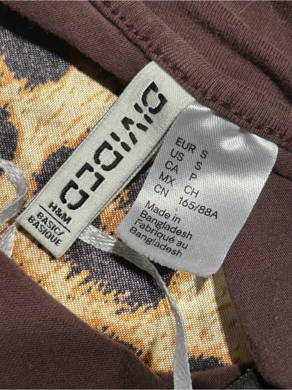 H&M Dark Brown Cropped Halter Top - Picture 4 of 6